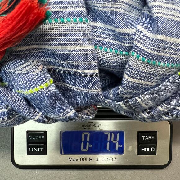 Caffe Marrakesh Anthro Cotton Top Womens 2X Flowy Tasseled Bohemian Cottagecore - Picture 12 of 12